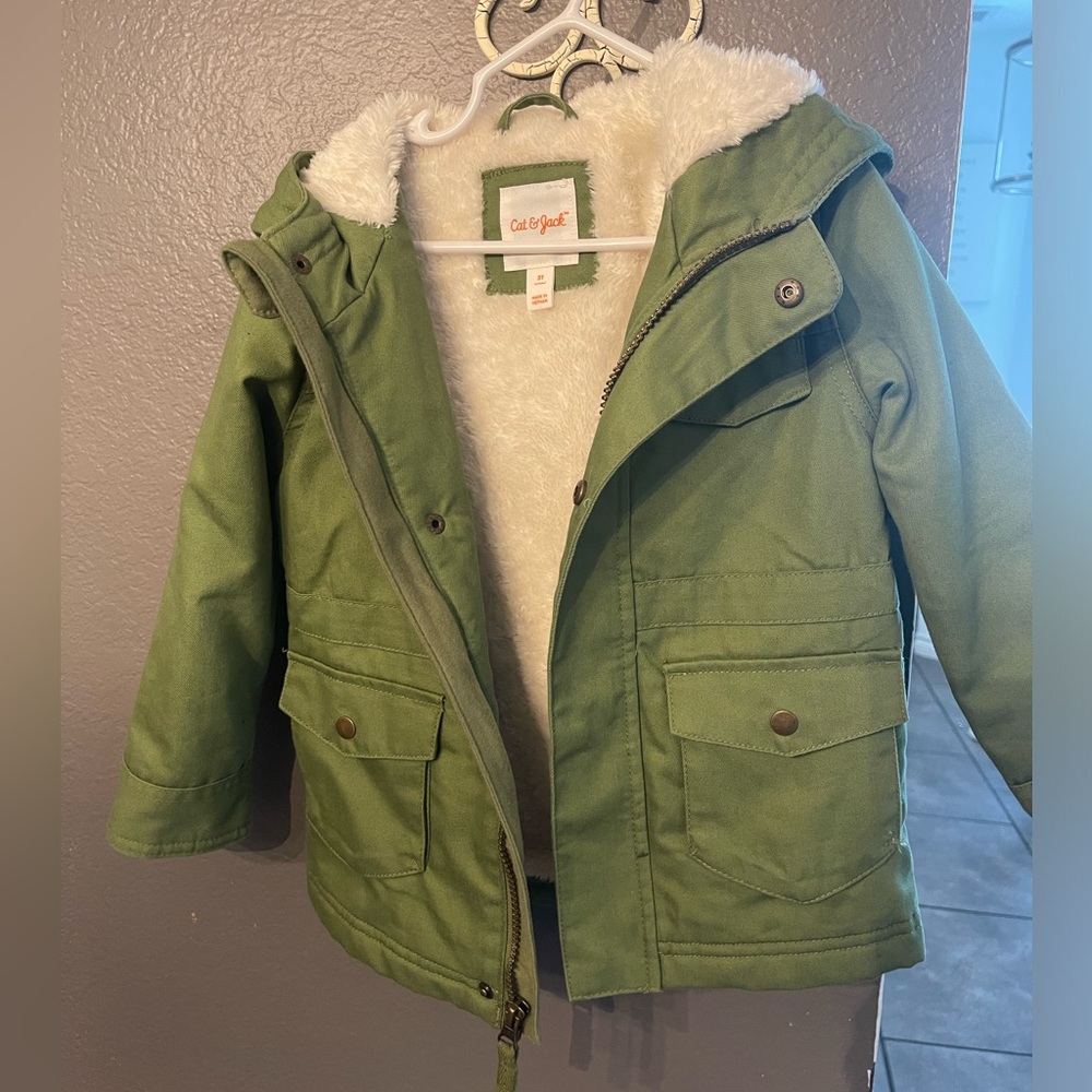 Cat and jack olive jacket